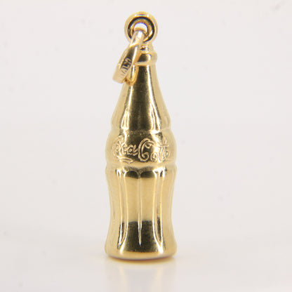 Vintage 9ct Hallmarked Gold Coca Cola Bottle Charm Collectable Pendant Gift