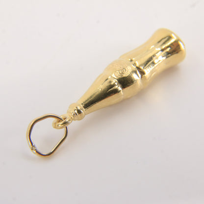 Vintage 9ct Hallmarked Gold Coca Cola Bottle Charm Collectable Pendant Gift