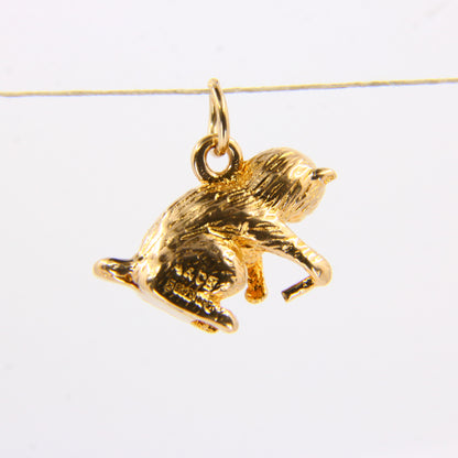 Vintage 9ct Gold Killer Cat or Monkey Charm – Hallmarked Pendant Gift