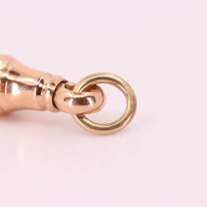 Antique 9ct Rose Gold Albert Dog Clip Clasp Charm Holder Jewellery Finding