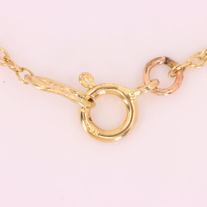 Vintage 9ct Yellow Gold Coffee Bean Jewellery Set Pendant Necklace Earrings Boxed Gift
