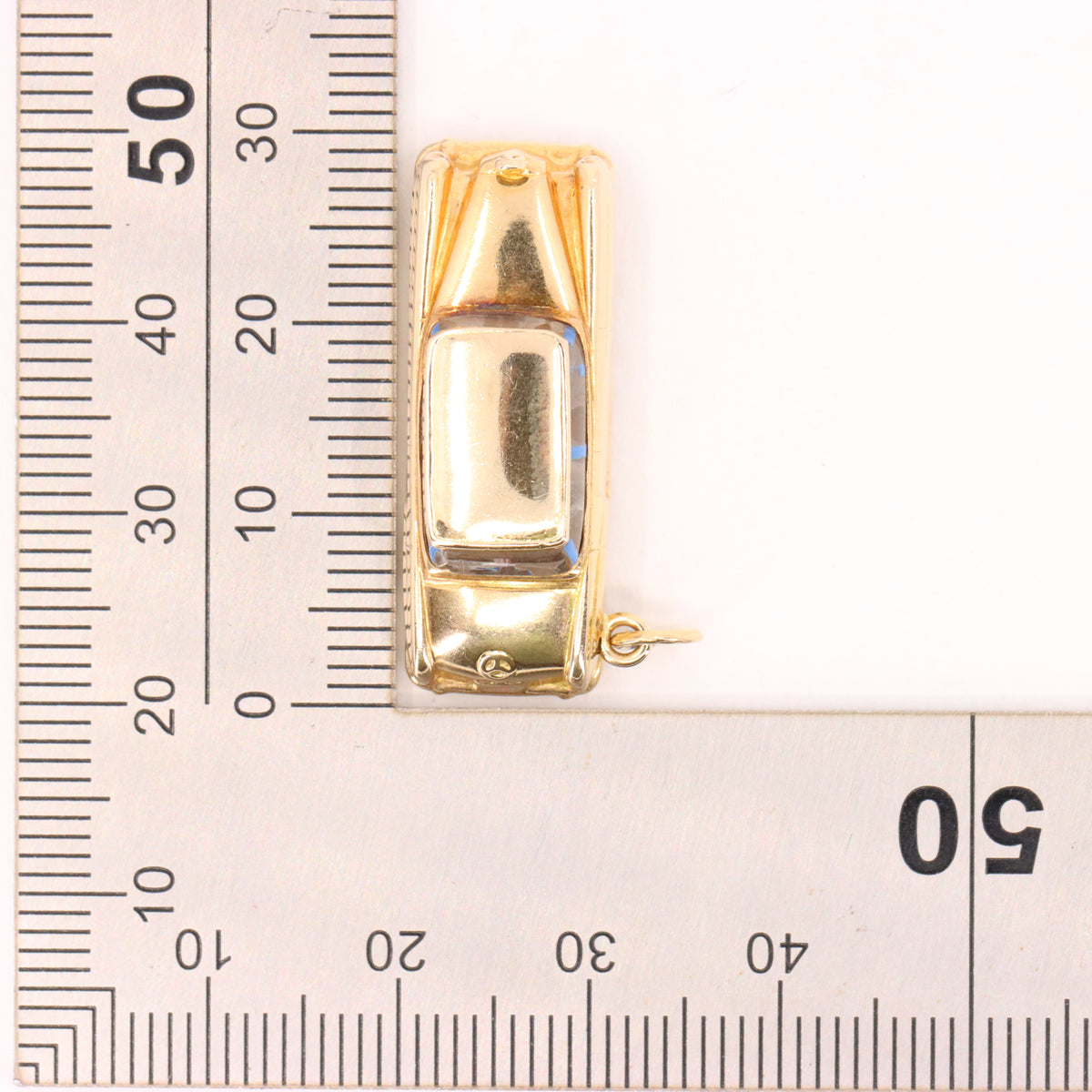 Vintage 14ct Yellow Gold Mercedes-Benz W111 W112 Fintail Saloon Car Charm Pendant
