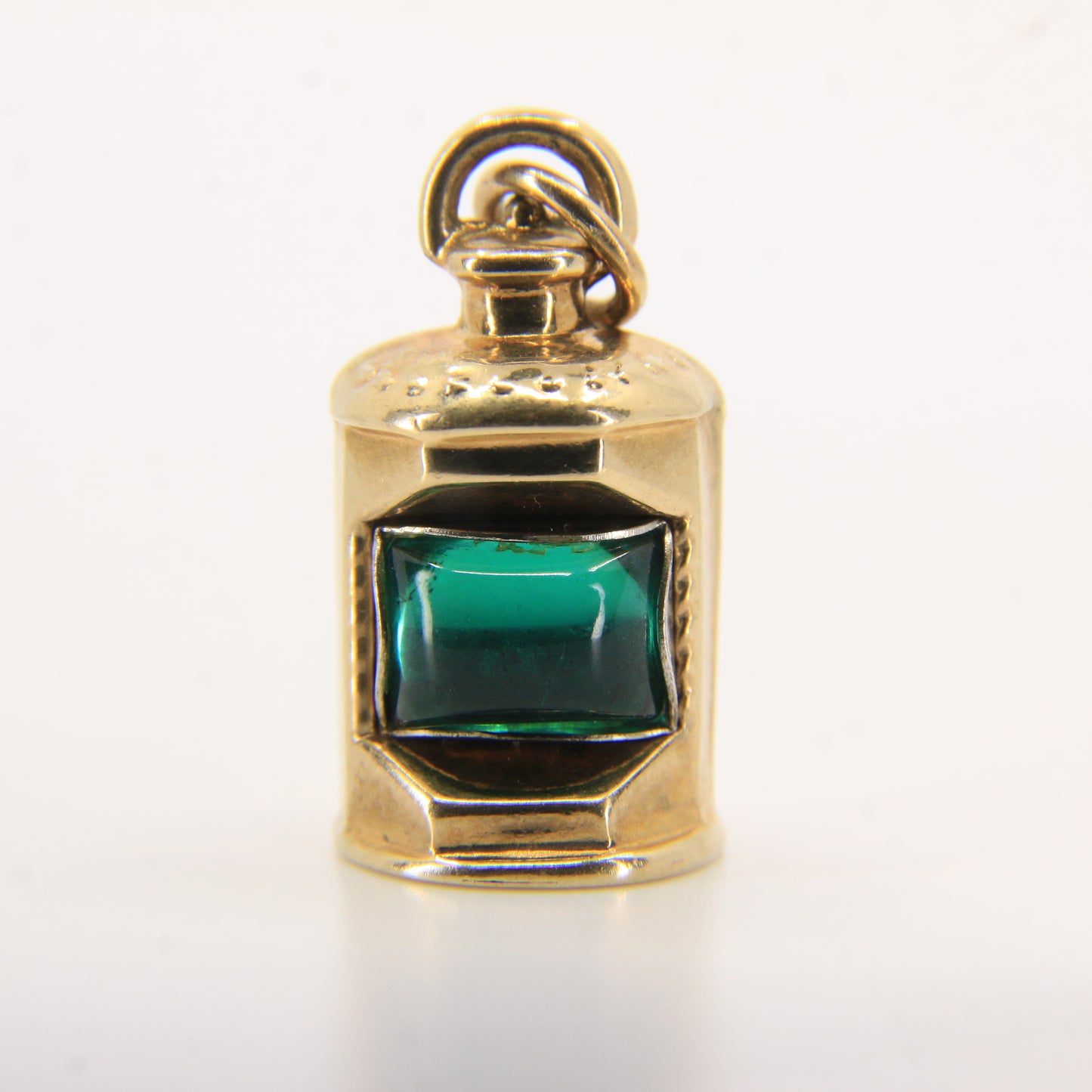 Vintage 9ct Gold Hallmarked Starboard Side Lantern Pendant Nautical Maritime Charm