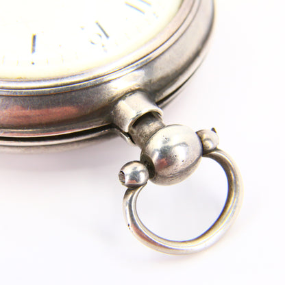 Antique Silver Fob Watch Elizabeth Tope 1816 London Fusee Pocket Watch Working Condition