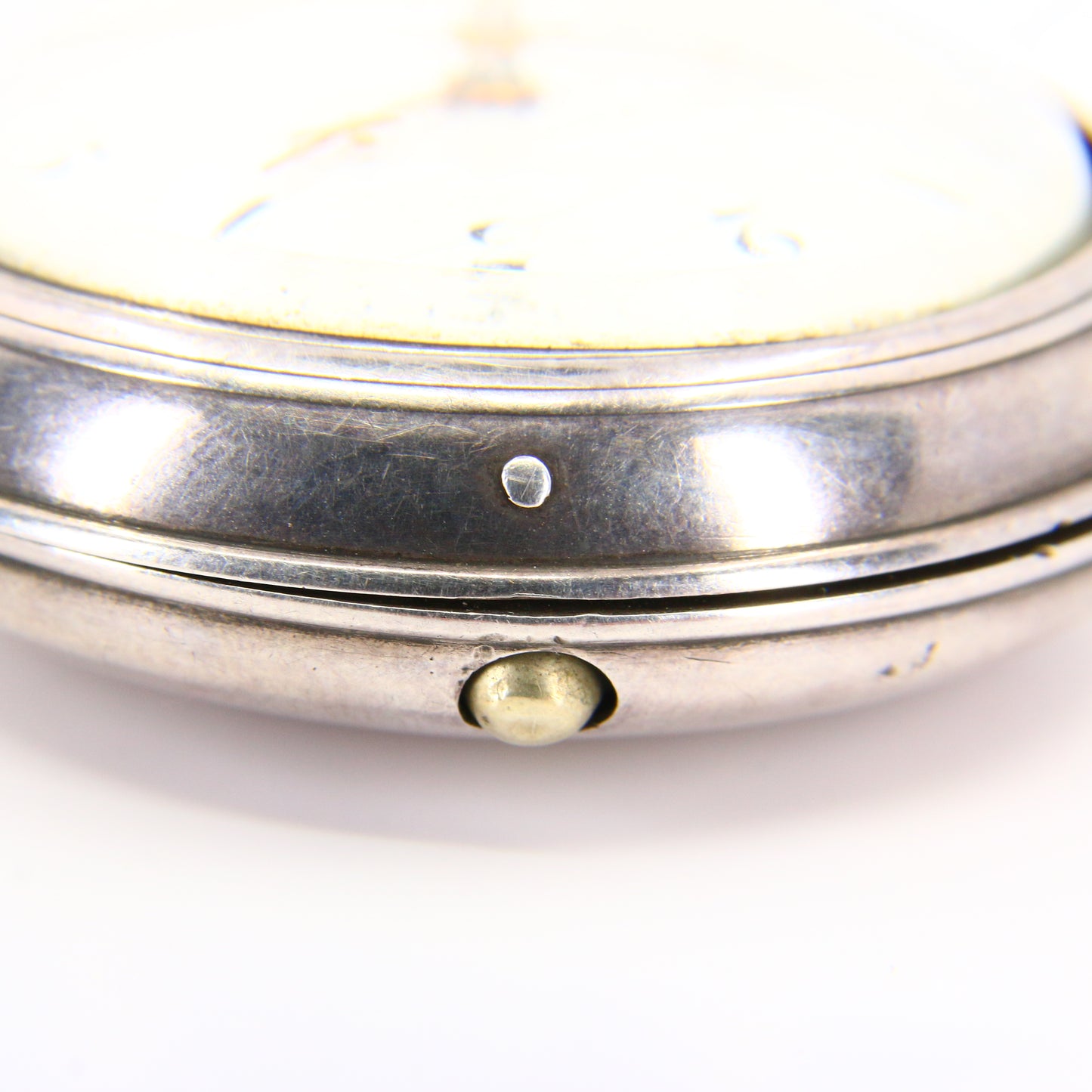 Antique Silver Fob Watch Elizabeth Tope 1816 London Fusee Pocket Watch Working Condition