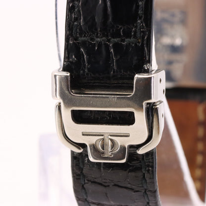 Vintage 18ct Hallmarked White Gold Baume & Mercier Hampton Ladies Quartz Watch Boxed
