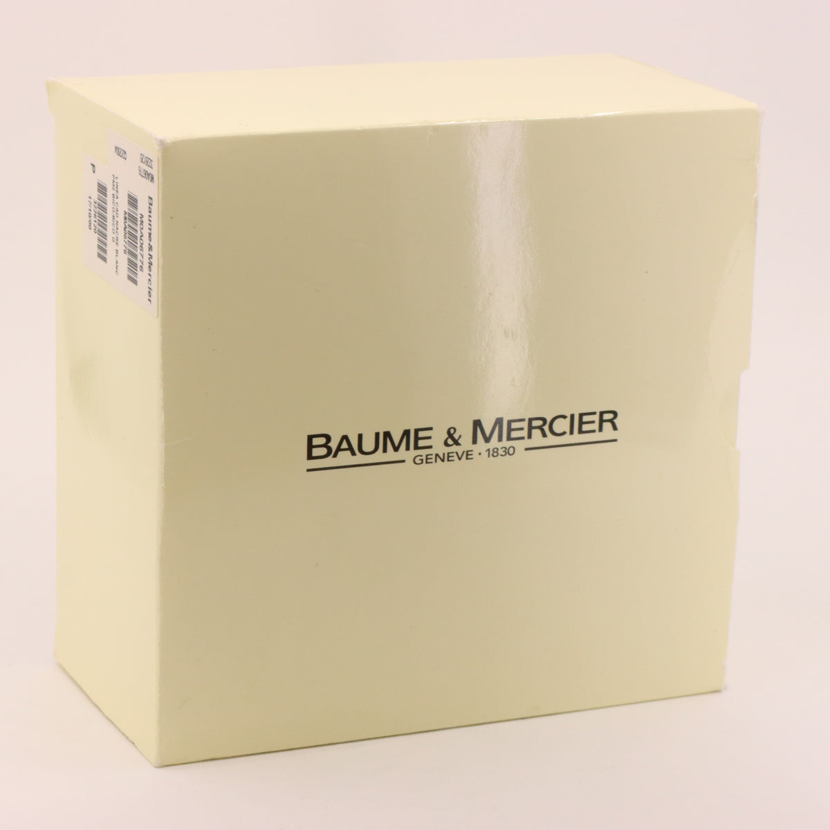 Vintage 18ct Hallmarked White Gold Baume & Mercier Hampton Ladies Quartz Watch Boxed