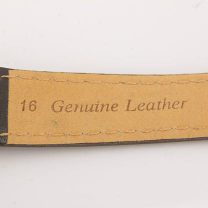 Vintage 9ct Gold Omega Wristwatch With Cal 620 Movement & Leather Strap