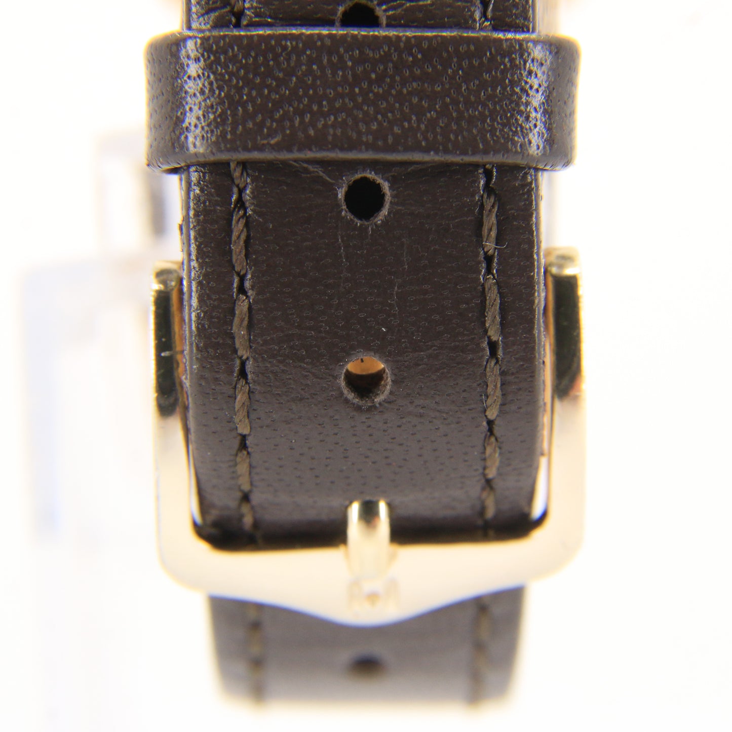 Vintage 9ct Gold Omega Wristwatch With Cal 620 Movement & Leather Strap