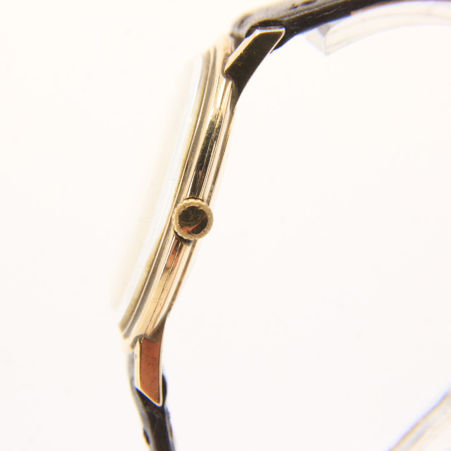 Vintage 9ct Gold Omega Wristwatch With Cal 620 Movement & Leather Strap