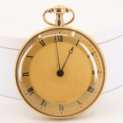 Antique 18ct Gold Lepine Quarter Repeater Pocket Watch, Paris Key Wind c1800