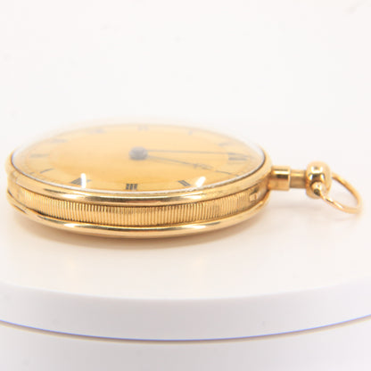 Antique 18ct Gold Lepine Quarter Repeater Pocket Watch, Paris Key Wind c1800