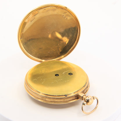 Antique 18ct Gold Lepine Quarter Repeater Pocket Watch, Paris Key Wind c1800