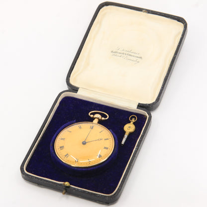 Antique 18ct Gold Lepine Quarter Repeater Pocket Watch, Paris Key Wind c1800