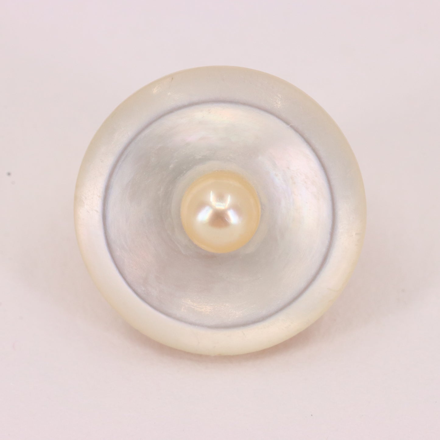 Antique 15ct Gold Mother of Pearl Pearl 6 Dress Stud Set Spink & Son Boxed Gift