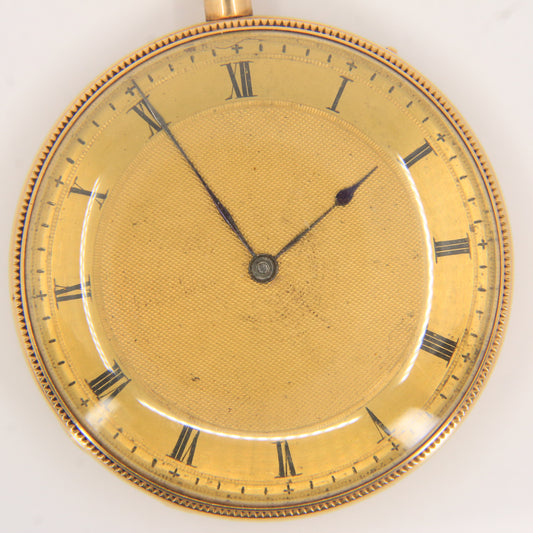 Antique 18ct Gold Quarter Repeater Continental Pocket Watch circa 1800
