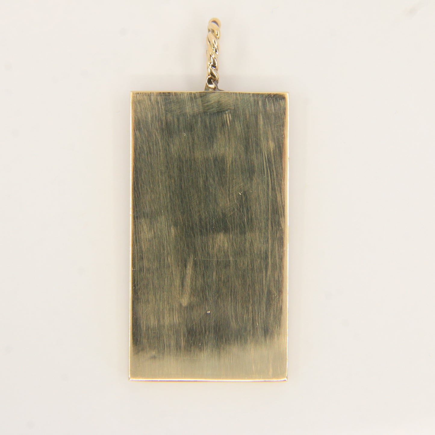 Vintage 9ct Hallmarked Solid Gold Ingot Pendant London 1976 Gift