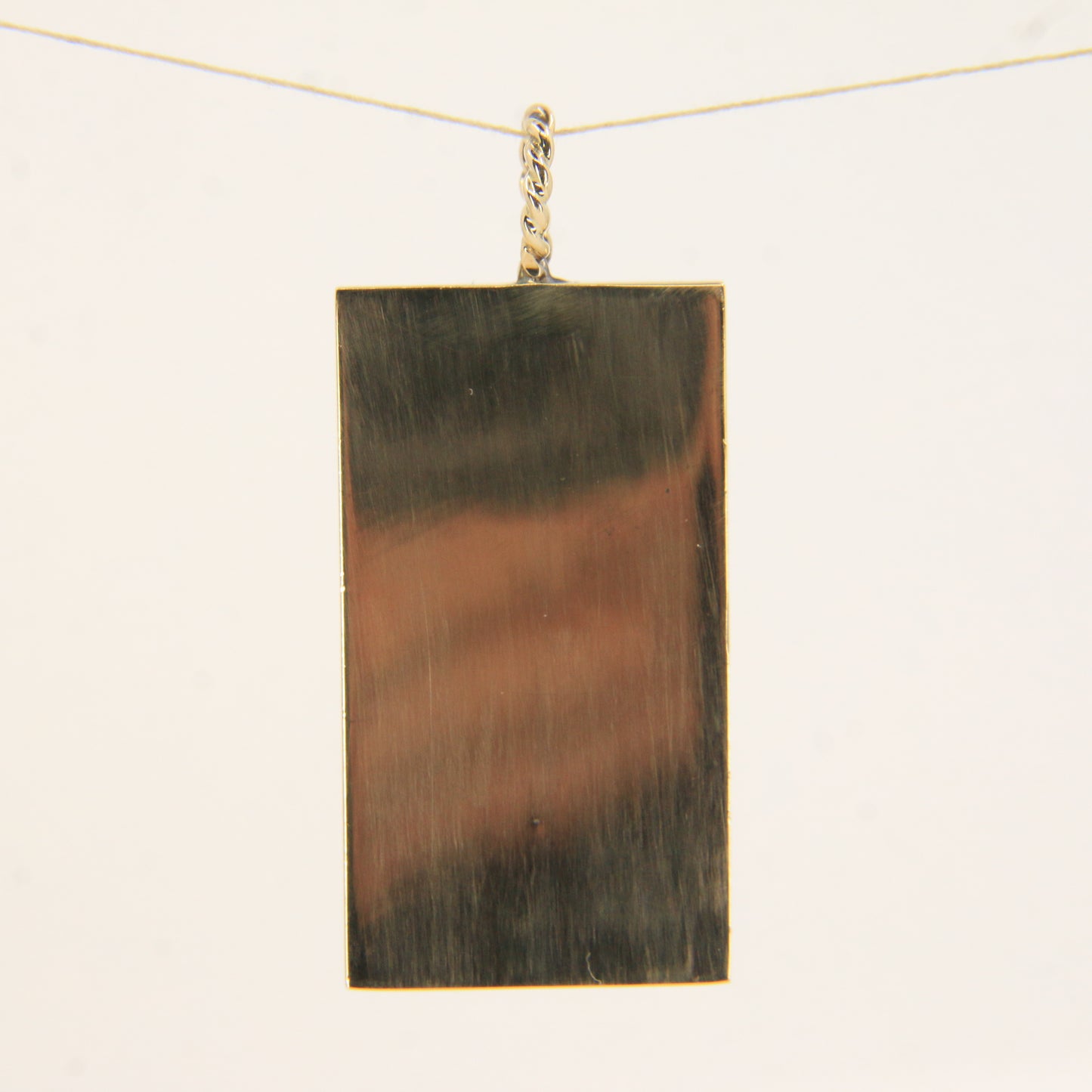 Vintage 9ct Hallmarked Solid Gold Ingot Pendant London 1976 Gift