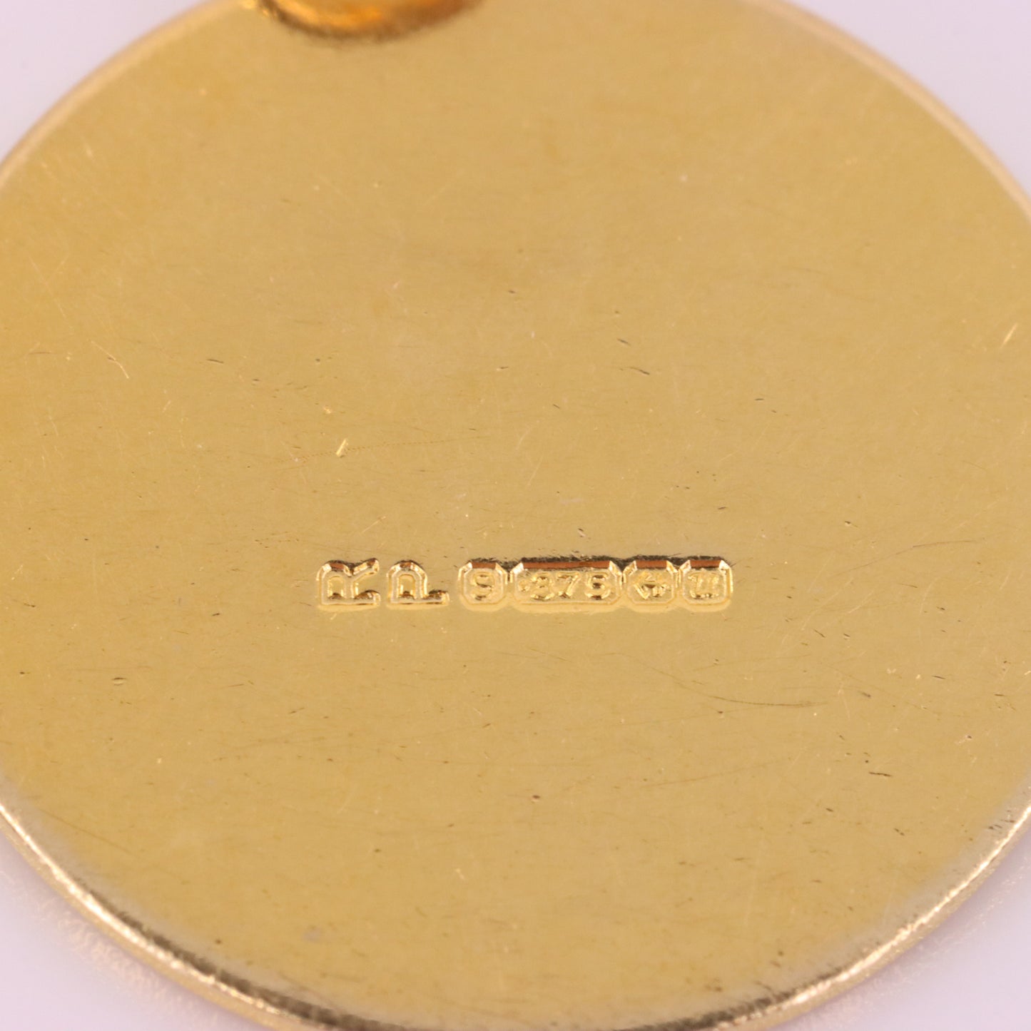 Vintage 9ct Hallmarked Gold St Christopher Saint Travel Pendant Charm Gift Lucky