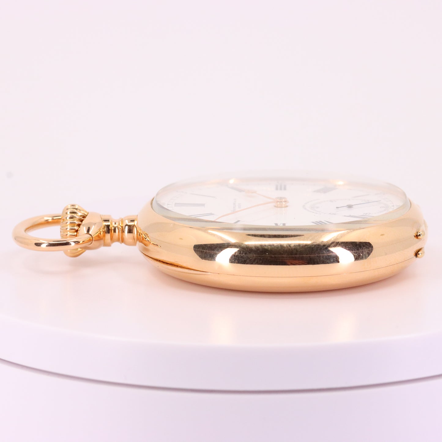 Antique 18ct Gold Patek Philippe Genève Chronometro Gondolo Pocket Watch 55.5mm