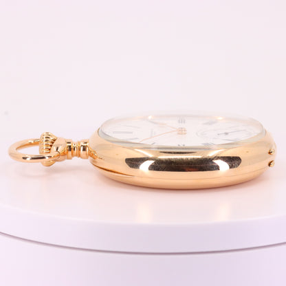 Antique 18ct Gold Patek Philippe Genève Chronometro Gondolo Pocket Watch 55.5mm