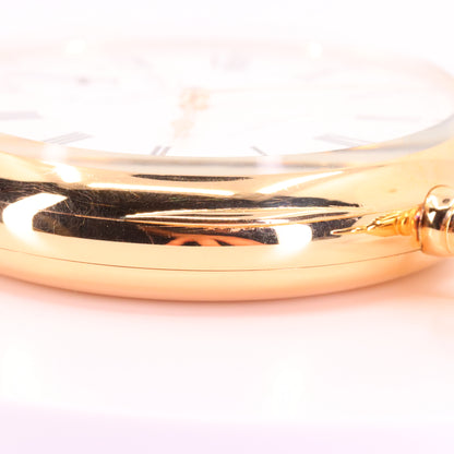 Antique 18ct Gold Patek Philippe Genève Chronometro Gondolo Pocket Watch 55.5mm