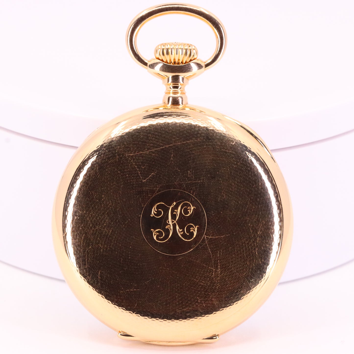 Antique 18ct Gold Patek Philippe Genève Chronometro Gondolo Pocket Watch 55.5mm