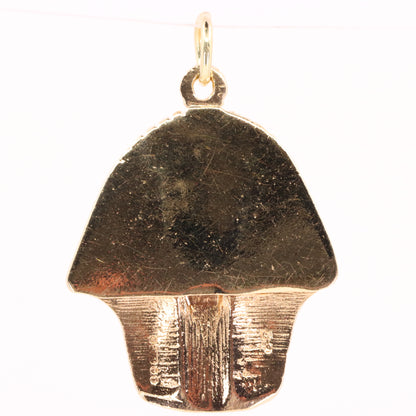 Vintage 9ct Hallmarked Gold Egyptian Pharaoh Tutankhamun King Tut Charm Pendant