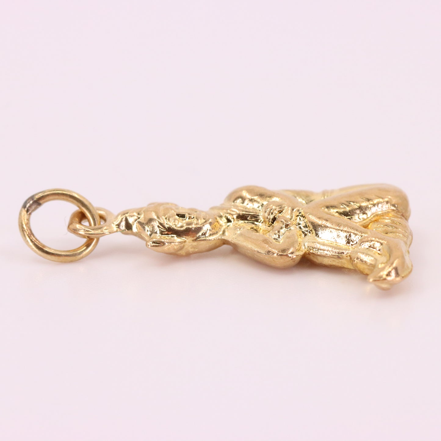 Vintage 9ct Hallmarked Gold Elf Imp Pixie Fairy Fantasy Charm Pendant Gift