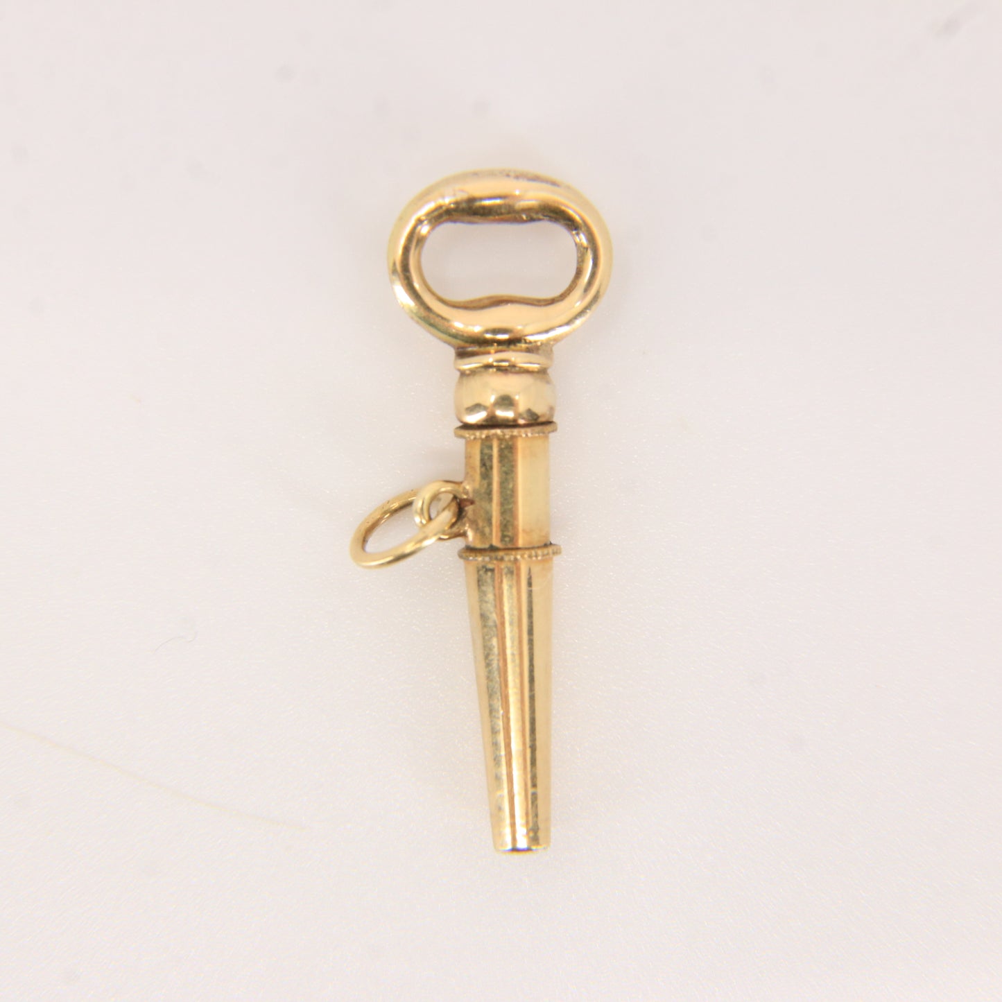 Antique 9ct Yellow Gold Swivel Watch Key Pendant Fob Pocket Watch Charm Gift