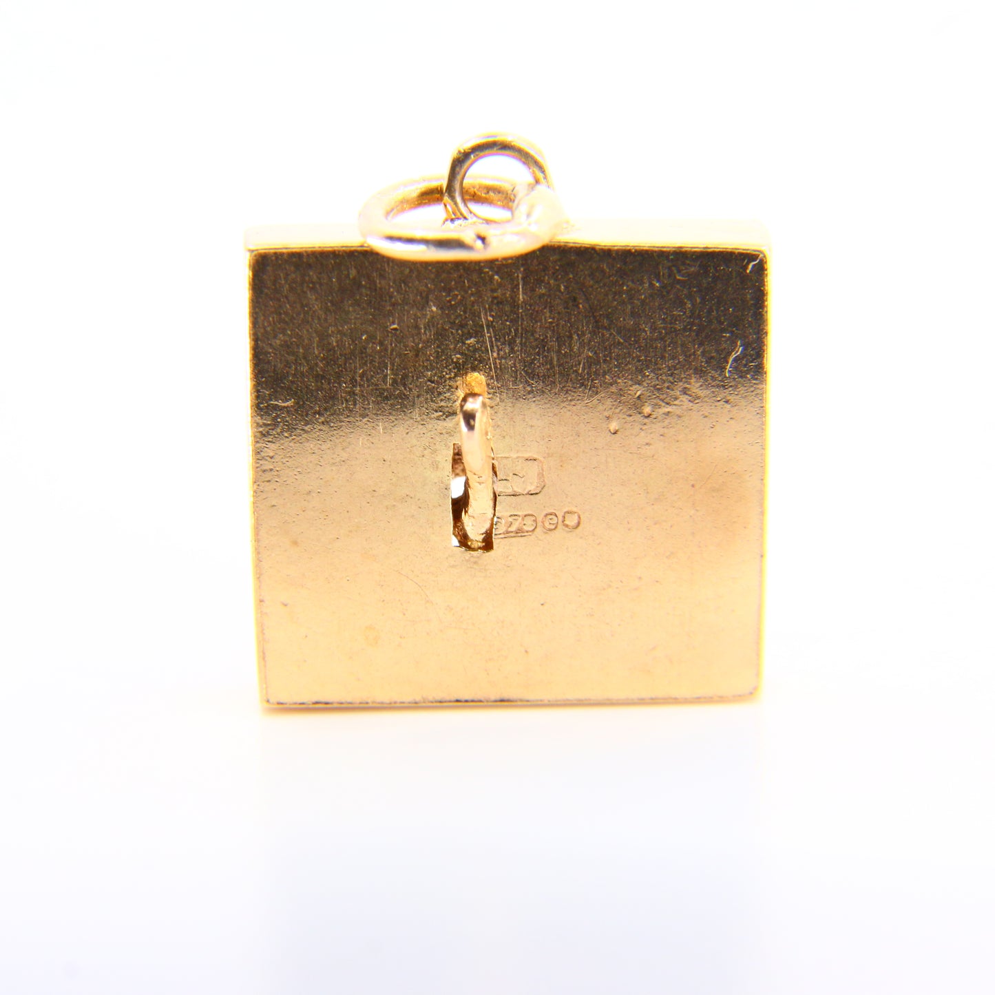 Vintage 9ct Can-can Dancers Moving Dancing Charm Hallmarked Yellow Gold Pendant