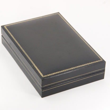 Vintage 9ct Yellow Gold Hallmarked 21.5 Inch Rolo Belcher Chain Necklace Boxed Gift