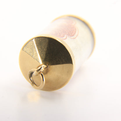 Vintage 9ct Hallmarked Gold 10 Shilling Old UK Currency Good Luck Charm Pendant