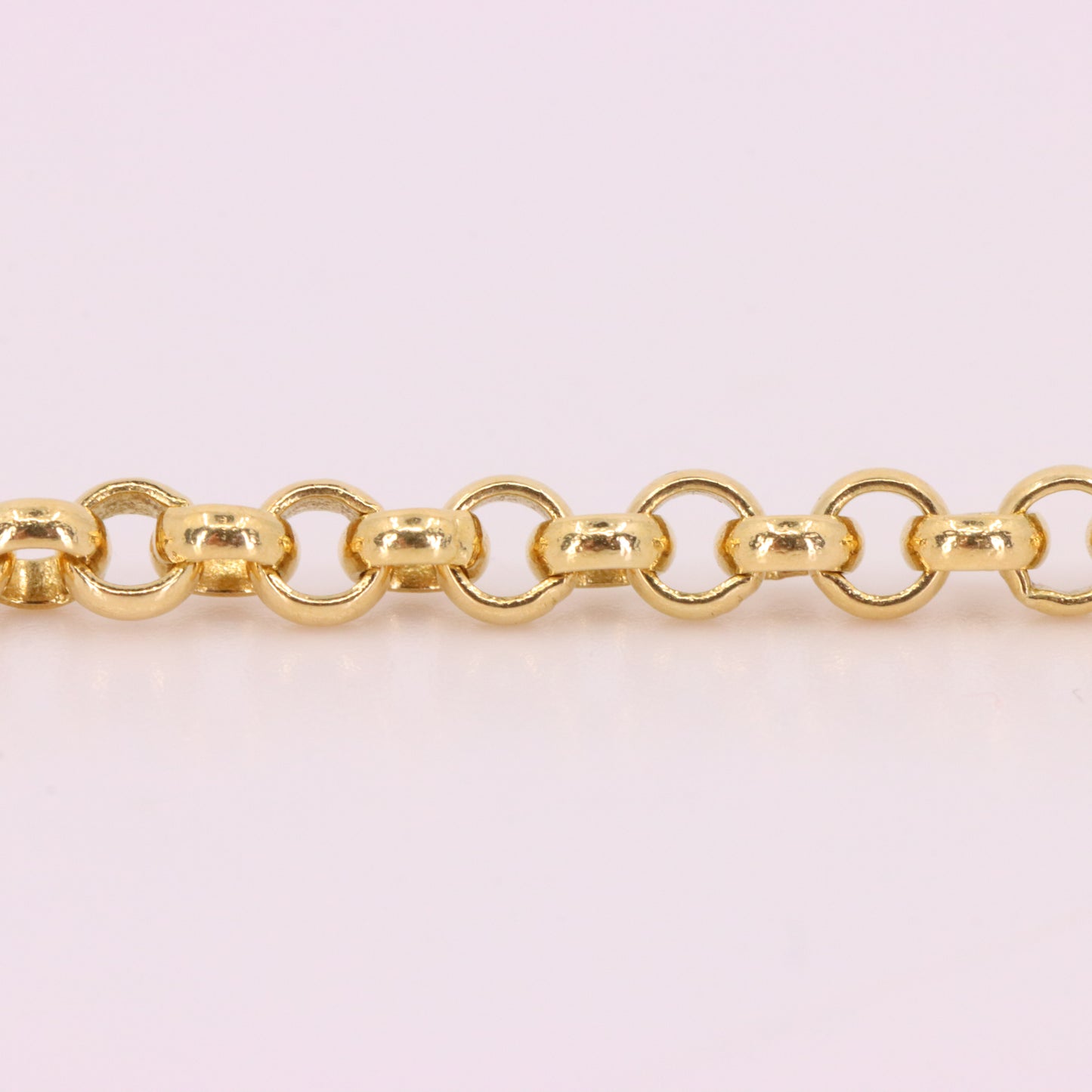 Vintage 18ct Yellow Gold Rolo Chain Necklace 16.5 Inch Belcher Link Boxed Gift