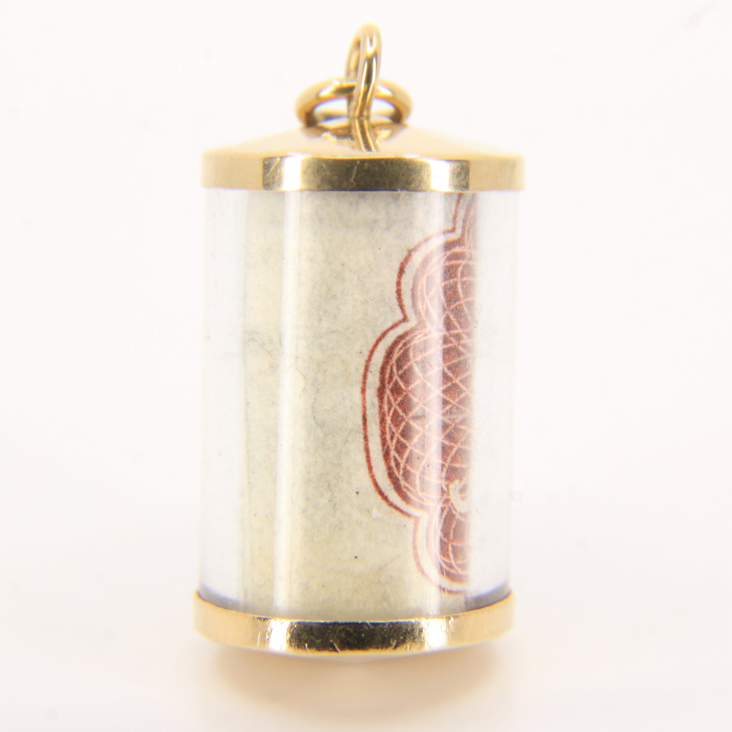 Vintage 9ct Hallmarked Gold 10 Shilling Old UK Currency Good Luck Charm Pendant