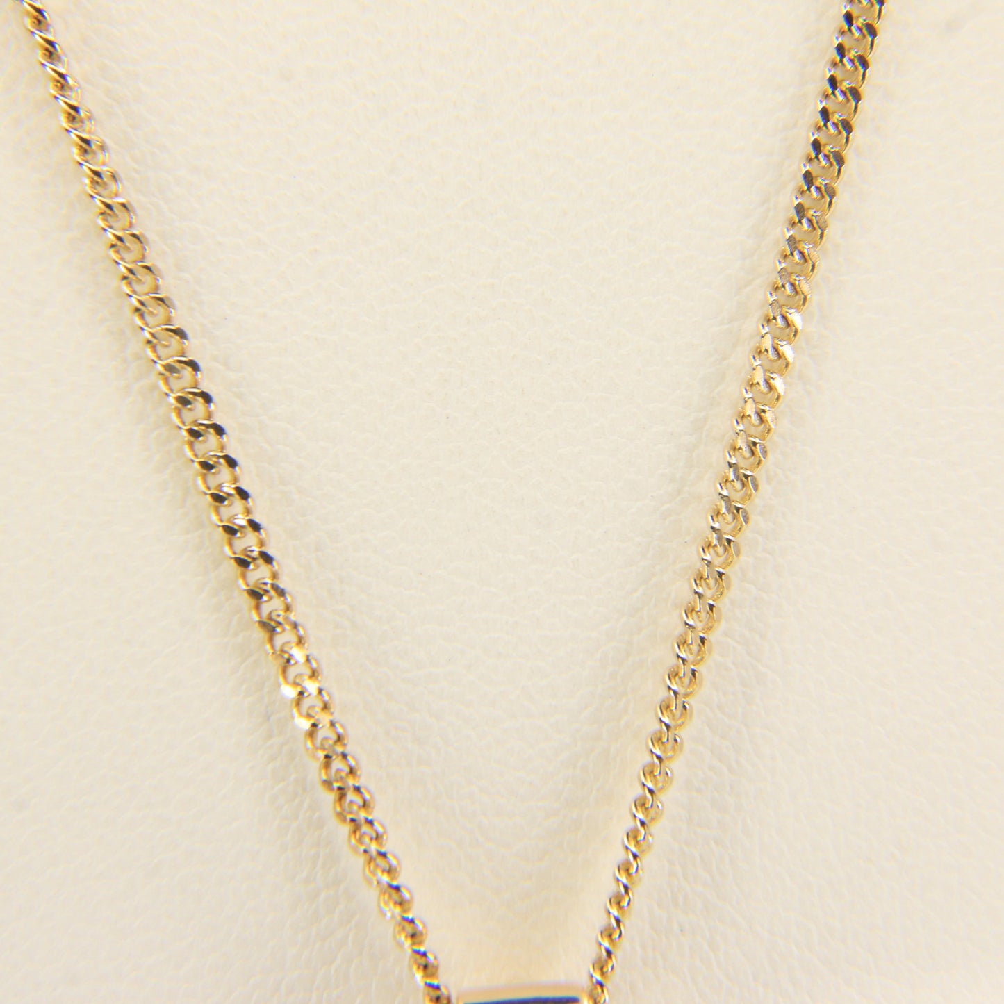 Vintage 9ct Hallmarked Sheila Fleet Two Tone Gold Pendant Necklace 18 Inch Adjustable Chain Boxed