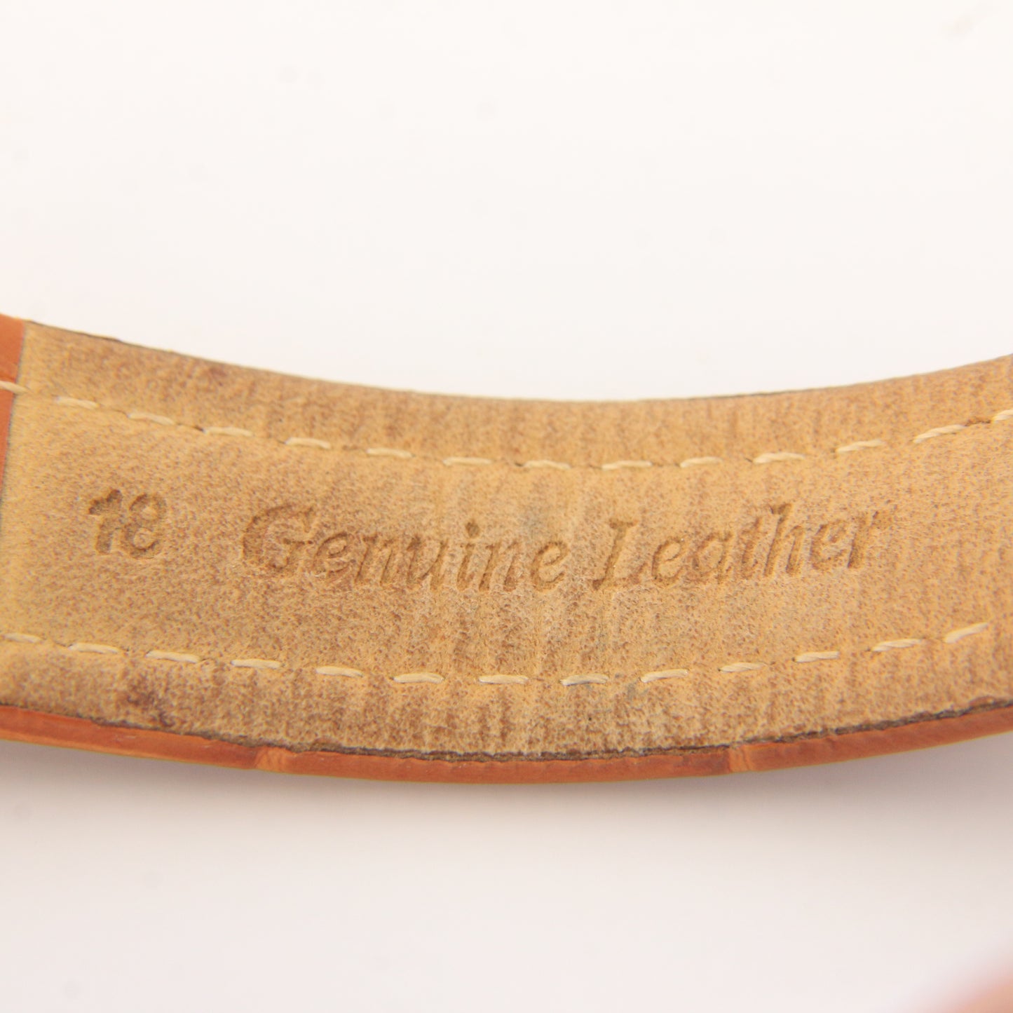 Vintage 9ct Gold Garrard London Automatic Gents Wristwatch Date Indicator Leather Strap