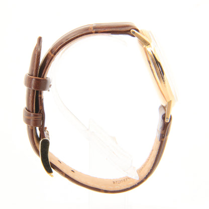 Vintage 18ct Gold Rolex Precision Chronometer Gents Wristwatch Ref 3745 Boxed