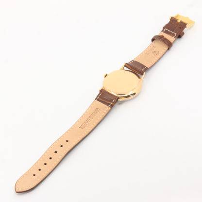 Vintage 18ct Gold Rolex Precision Chronometer Gents Wristwatch Ref 3745 Boxed