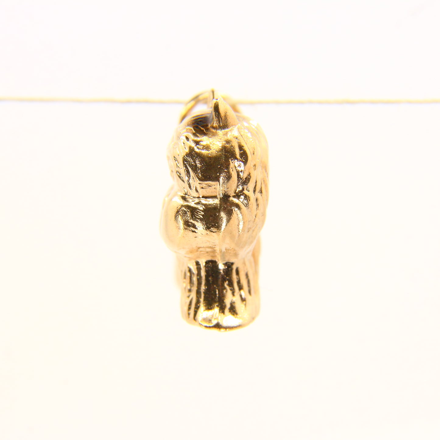 Vintage 9ct Gold Scotty Dog Charm – Solid Yellow Gold Pendant