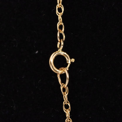 Vintage 9ct Hallmarked Gold Royal Mint Feng Shui Ingot Diamond Pendant Necklace