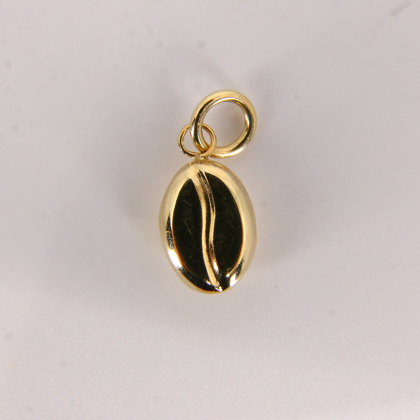 Vintage 9ct Gold Coffee Bean Charm – Yellow Gold Pendant