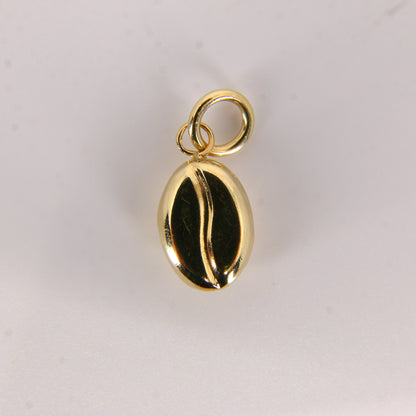 Vintage 9ct Gold Coffee Bean Charm – Yellow Gold Pendant