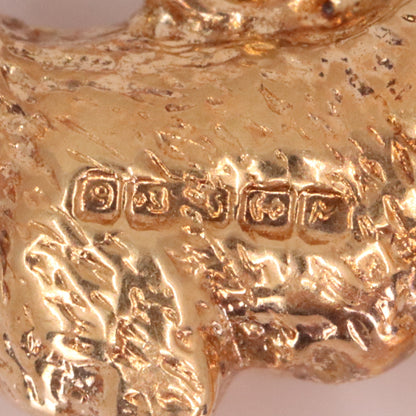 Vintage 9ct Hallmarked Gold Articulated Donkey Charm Pendant Moving Animal Gift