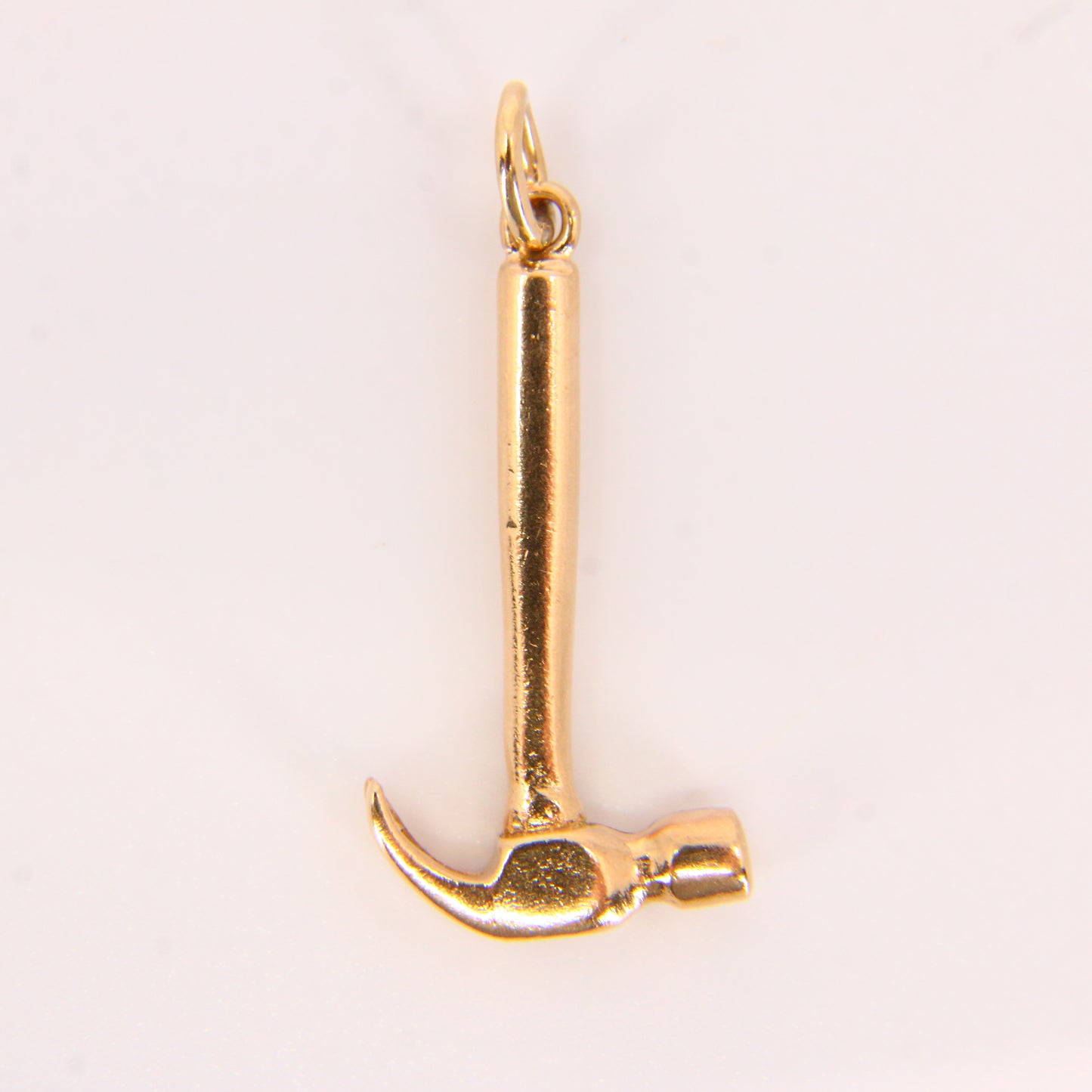 Vintage 9ct Gold Hammer Charm – Solid Gold Hallmarked Tool Pendant