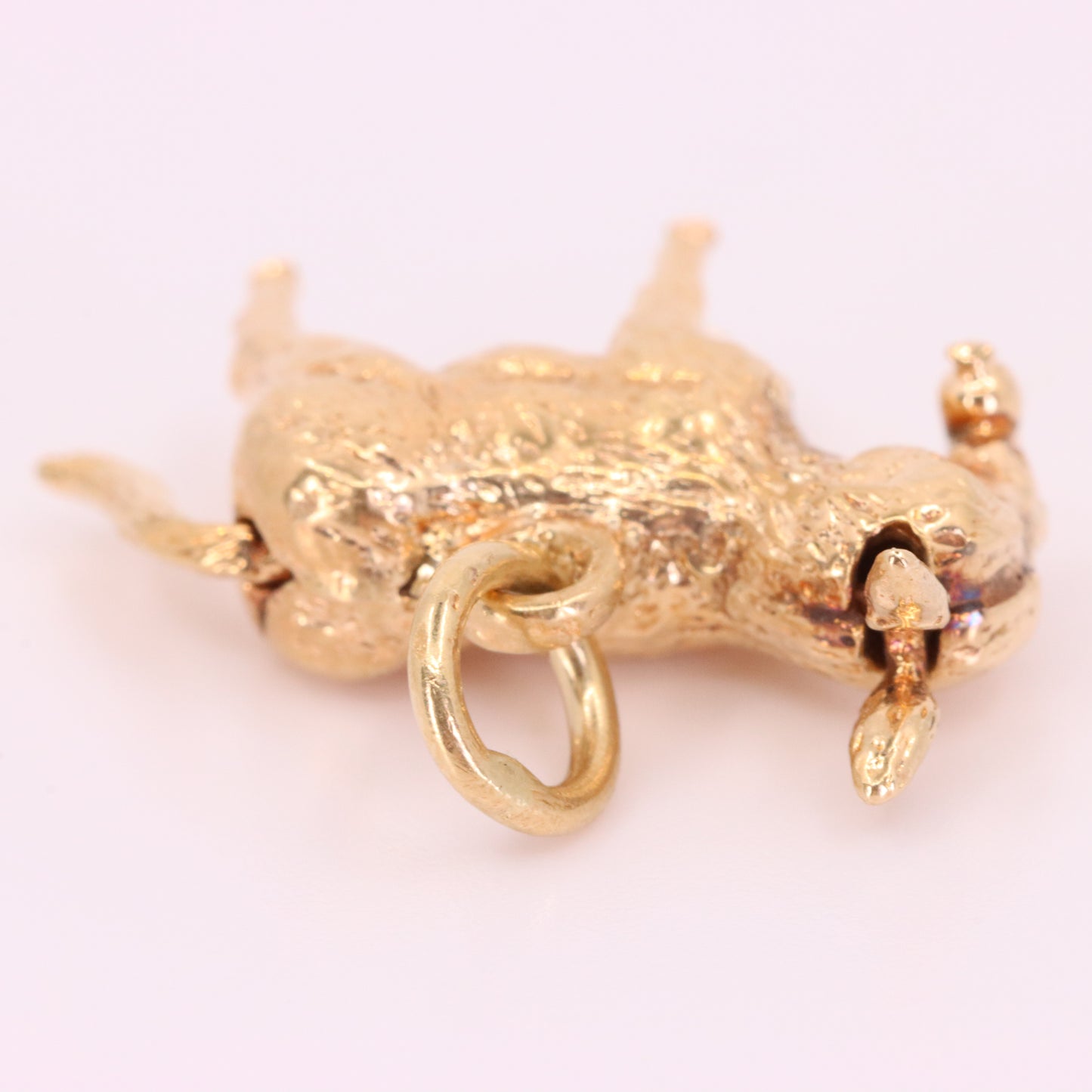 Vintage 9ct Hallmarked Gold Articulated Donkey Charm Pendant Moving Animal Gift