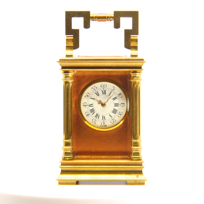 Antique Swiss Miniature Carriage Clock Circa 1900