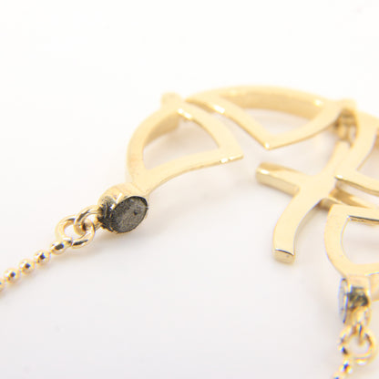 Vintage 9ct Hallmarked Gold 16 Inch Opening Cross Pendant Hidden Cross Boxed