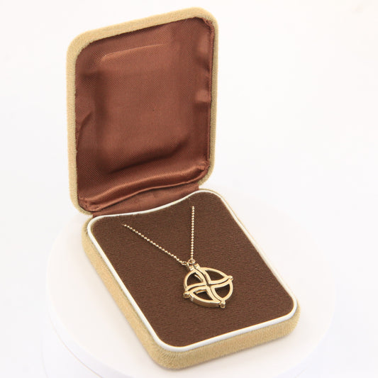 Vintage 9ct Hallmarked Gold 16 Inch Opening Cross Pendant Hidden Cross Boxed