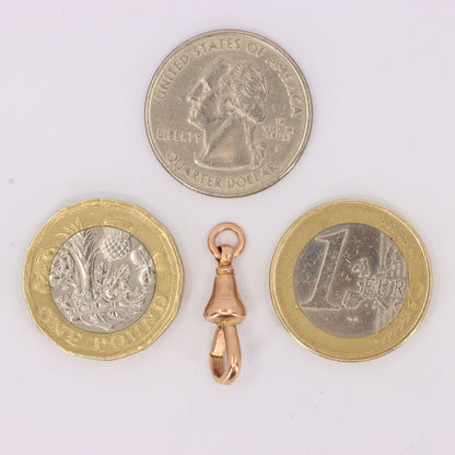 Antique 9ct Hallmarked Rose Gold Dog Clip Clasp Jewellery Finding Handpicked
